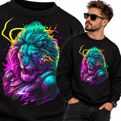 BLUZA ZWIERZĘTA  BAD LION 2